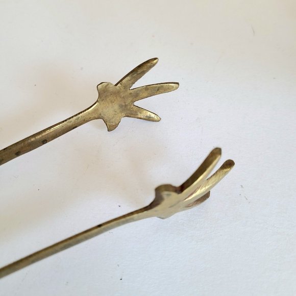 Brass vintage Ice bucket with tongs. - Picture 6 of 8